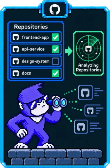Patch scouting the selected repositories with binoculars